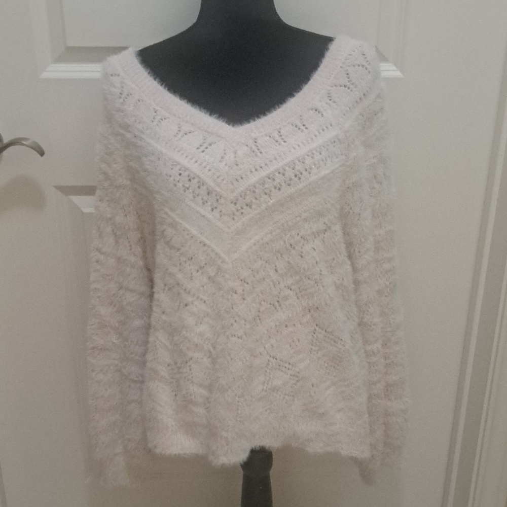 LC LAUREN CONRAD pink super comfy & soft sweater, XL